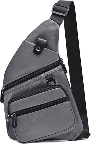 Sling Bag Anti-Thief Crossbody Chest Shoulder Bag for Men Women Slim Personal Pocket Travel Bag for Hiking Backpack in Kuwait