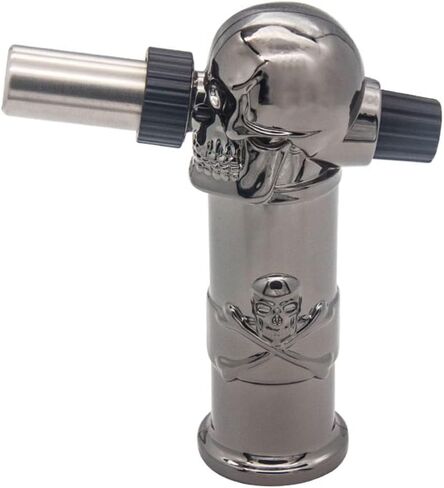 ولاعة غاز البوتان للمطبخ قابلة لإعادة الملء، شعلة ولاعة للطهي كريم برولي قابلة للتعديل للشواء - غاز البوتان غير متضمن (معدن مسدس) in Kuwait