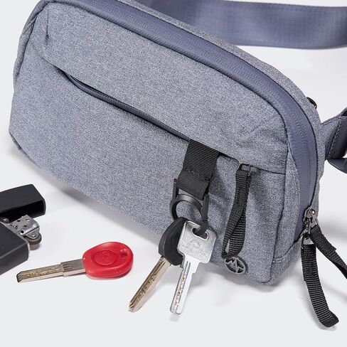 Pander Fanny Pack for Women and Men, Large 2L Tactical Crossbody Carry Bag for Travel, Work, Outdoor. (Black) in Kuwait