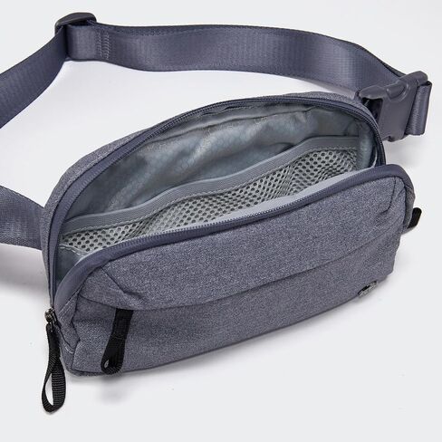 Pander Fanny Pack for Women and Men, Large 2L Tactical Crossbody Carry Bag for Travel, Work, Outdoor. (Black) in Kuwait