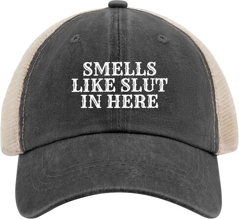 Smells Like Slut in Here Hat Trucker Hat Women Funny Mesh Hats for Summer in Kuwait