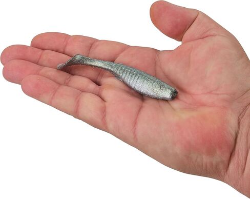 Berkley Gulp! Paddleshad Fishing Bait, Green Shiner, 4in, Extreme Scent Dispersion, Realistic Baitfish Profile, Ideal for Bass, Trout, Walleye, Pike and More in Saudi Arabia