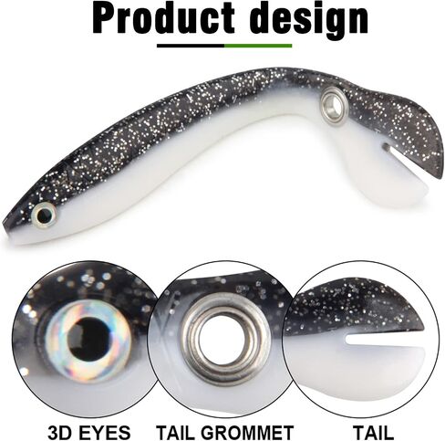 Soft Bionic Fishing Lure,Bionic Fishing Lure for Saltwater & Freshwater, Creative Realistic Finshing Lure Fishing Accessory,Mock Lure Can Bounce,Suitable for Fishing Lovers Outdoor… in Kuwait