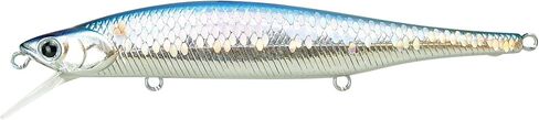 LUCKY CRAFT Lightning Pointer 110SP, Jerkbait side by side Action Tournament Winning Perfect Wobbling Freshwater Lake Bass Fishing Champion Bait (270 MS American Shad) in Saudi Arabia