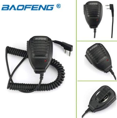 BFTECH الملحقات الأصلية ميكروفون مكبر الصوت لـ Baofeng BF-F8HP BF-888S UV-5R UV-5RE H2 in Kuwait