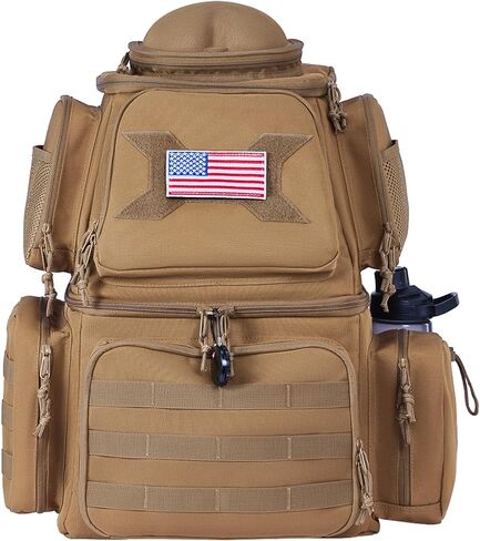 Tactical Pistol Backpack Gun Case 6 Pistol Cases with 11x Magazine Slots in Saudi Arabia