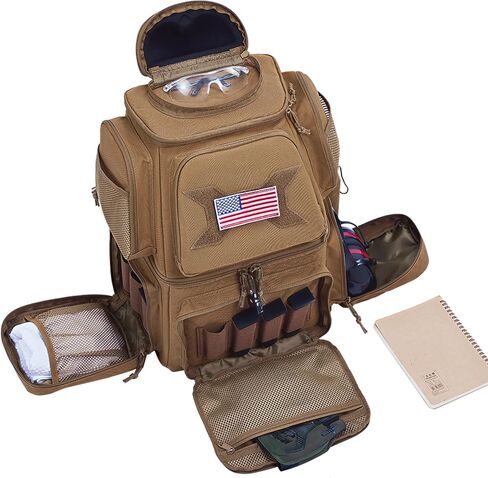 Tactical Pistol Backpack Gun Case 6 Pistol Cases with 11x Magazine Slots in Saudi Arabia