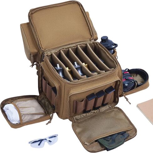 Tactical Pistol Backpack Gun Case 6 Pistol Cases with 11x Magazine Slots in Saudi Arabia