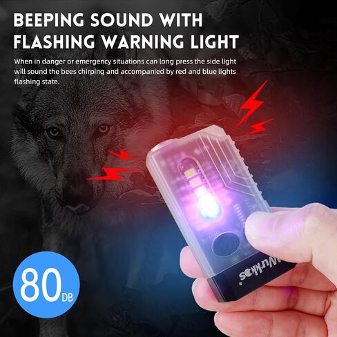 Wurkkos Mini Led Flashlight Rechargebale with 365nm UV Light,Super Bright 1000 Lumen RGB Light Keychain FlashLights with COB Side Light, Magnet Buzzer for outdoor and indoor use in Saudi Arabia