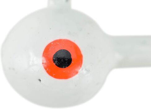 1/4-1oz White Ball Jig Heads - 10 Pack - 5 Sizes to Choose from in Saudi Arabia