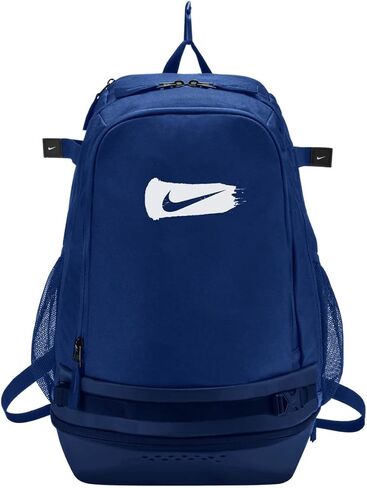 ナイキ(NIKE) Backpack with Spike Storage Pockets, Royal | White, One Size in Saudi Arabia