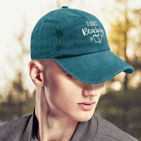 Book Lover Baseball Caps I'd Rather Be Reading Dad Hats, Vintage Hat for Women in Saudi Arabia