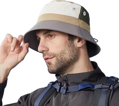Sun Hat for Men Women Bucket Packable UV Protection Fishing Hat Hiking Beach Quick Dry Boonie in Saudi Arabia