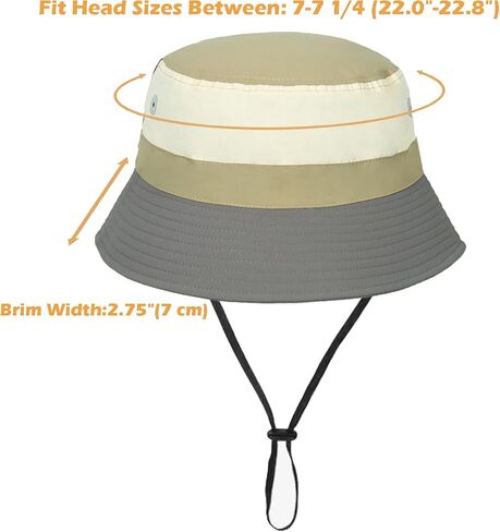 Sun Hat for Men Women Bucket Packable UV Protection Fishing Hat Hiking Beach Quick Dry Boonie in Saudi Arabia