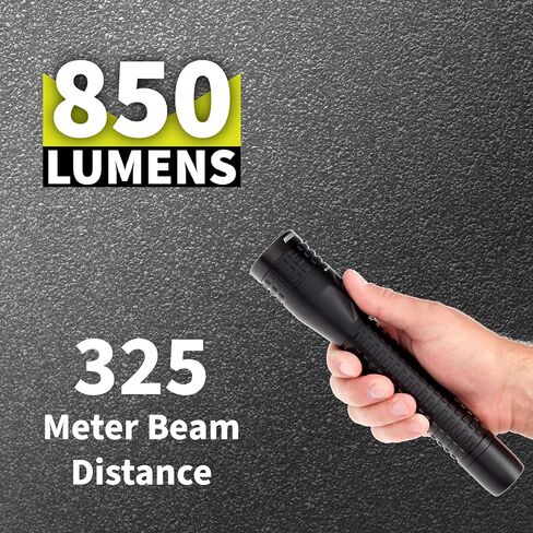 Nightstick NSR-9614XL مصباح يدوي معدني قابل لإعادة الشحن/حجم شخصي، أسود in Saudi Arabia