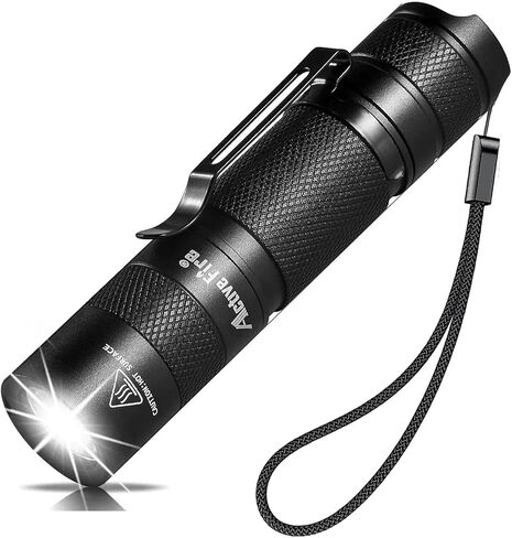 شعلة جيب صغيرة بقلم AA، شعلة LED بسلسلة مفاتيح مقاومة للماء فائقة السطوع، شعلة محمولة مع مشبك، تعمل ببطاريات AA أو 14500، شعلة LED للقراءة الليلية أو الإضاءة اليومية in Saudi Arabia