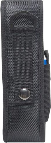 DIHOOTL Flashlight Holster, Tactical Molle Flashlight Holder Pouch with Stretchy Safety Tether Suitable for 5.5"-7" Flashlights Black in Saudi Arabia