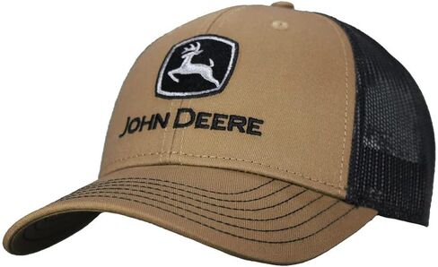 John Deere Twill Trucker Hat Mesh Baseball Cap-Olive-Os in Saudi Arabia