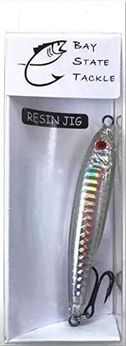 Epoxy Resin Fishing Jig Lure (3.5 inch / 1.75 Ounce) - Great for Inshore and Offshore Game Fish in Saudi Arabia