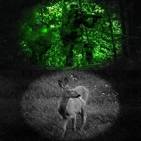 DARKBEAM ir Flashlight Infrared 850nm Light LED Rechargeable Mini for Night Vision, Handheld Tactical ir Illuminator, Focus Adjustable, Portable for Hunting, Observation, Search in Kuwait