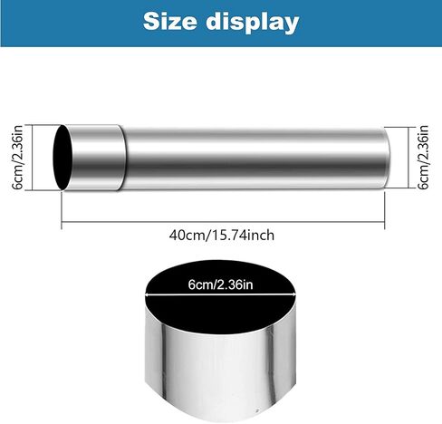Wood Stove Pipe 3pcs Thickened 2.36inch Camping Stovepipe Chimney Flue 15.74in/40cm in Saudi Arabia