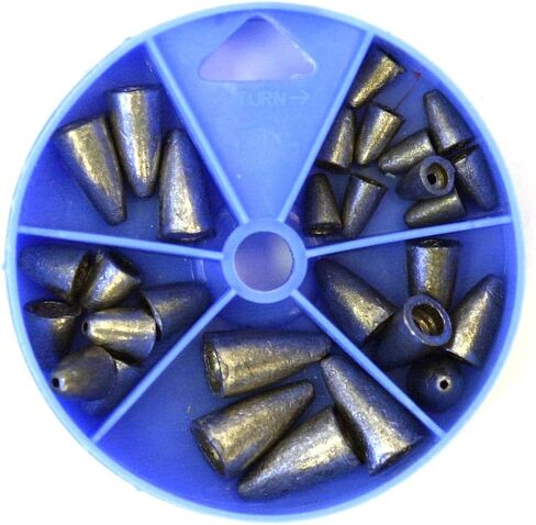 Eagle Claw Sinker Assortment Worm Weight (Per 27) in Saudi Arabia