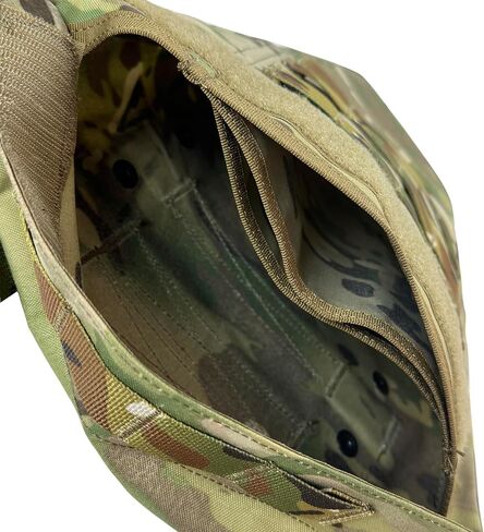 Tactical Crotch Protective Panel - Lower Abdomen Platform Groin Protector 500D Nylon Molle Strap with Foam Inset Padding in Saudi Arabia