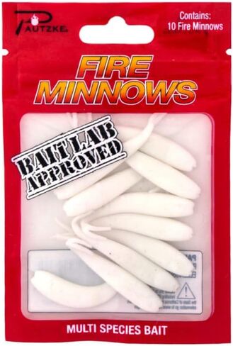 Fire Minnow Lure Minnow Bait for Ice Fishing & More - Versatile, Durable Artificial Fishing Lure for Bass, Crappie, Perch, Walleye & Trout in Saudi Arabia