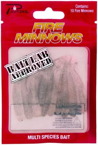 Fire Minnow Lure Minnow Bait for Ice Fishing & More - Versatile, Durable Artificial Fishing Lure for Bass, Crappie, Perch, Walleye & Trout in Saudi Arabia