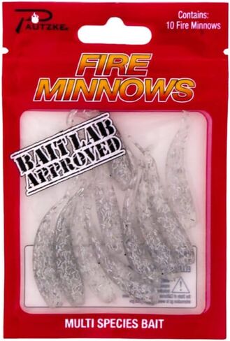 Fire Minnow Lure Minnow Bait for Ice Fishing & More - Versatile, Durable Artificial Fishing Lure for Bass, Crappie, Perch, Walleye & Trout in Saudi Arabia
