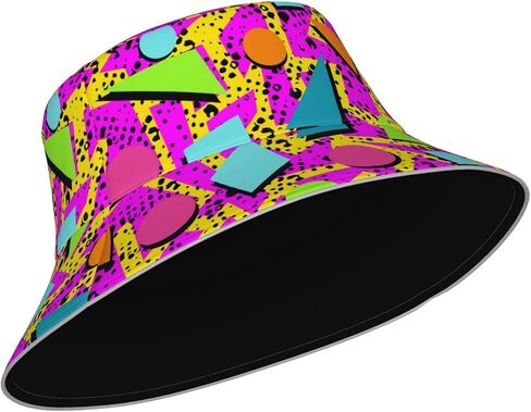 Fox Pattern Bucket Hat for Women Men Teens Double-Side-Wear Reversible Summer Beach Sun Hat Packable Fisherman Cap in Saudi Arabia