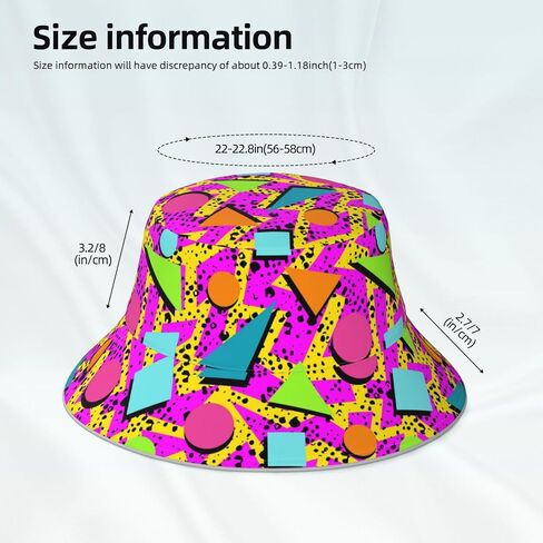 Fox Pattern Bucket Hat for Women Men Teens Double-Side-Wear Reversible Summer Beach Sun Hat Packable Fisherman Cap in Saudi Arabia