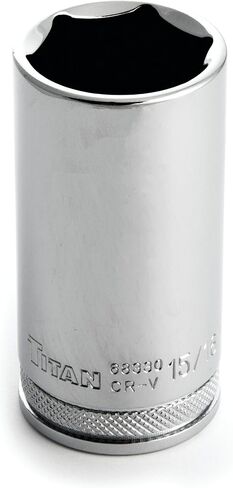 Titan 68332 3/8" Drive 6 Pt. Deep Socket - 1" in Saudi Arabia