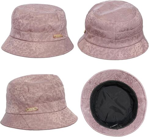Women's Foldable 1920s Vintage Cloche Bucket Hat Lady Bowler Caps Church Tea Party Sun Hats in Kuwait