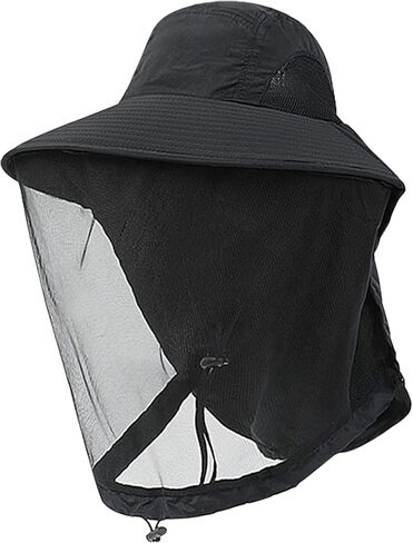 البعوض رئيس صافي قبعة علة القبعات مع المعاوضة قبعة الشمس دلو قبعة البستنة قبعة النحل حارس القبعات سفاري قبعة صيد قبعة البعوض in Kuwait