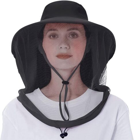 البعوض رئيس صافي قبعة علة القبعات مع المعاوضة قبعة الشمس دلو قبعة البستنة قبعة النحل حارس القبعات سفاري قبعة صيد قبعة البعوض in Kuwait