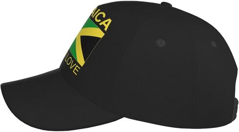 Cute Jamaica Flag Baseball Cap for Men Women Jamaican Trucker Hat Adjustable Snapback Baseball Hat in Saudi Arabia