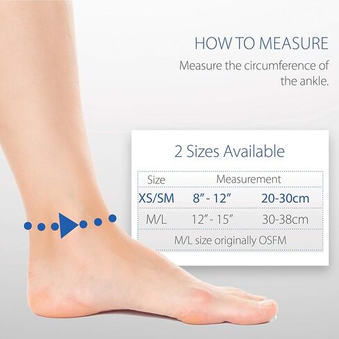 Core Products FootFlexor Foot Drop Brace for Walking, Soft Ankle Foot Orthosis for Men and Women - Medium/Large in Kuwait