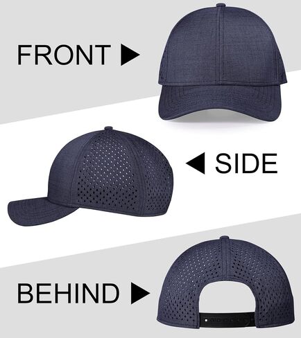 قبعة Snapback للرجال، قبعة بيسبول قابلة للتعديل، سريعة الجفاف، قبعات كرة خلفية شبكية للرجال والنساء in Kuwait