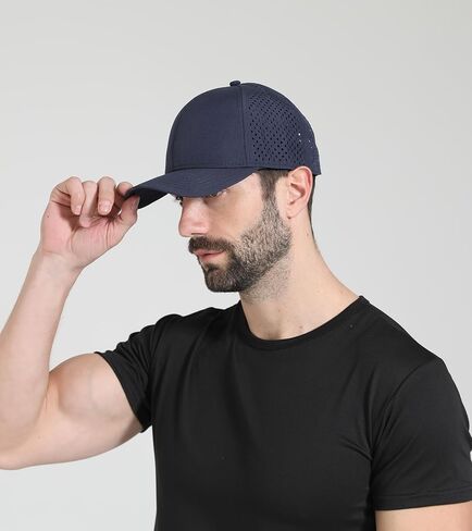 قبعة Snapback للرجال، قبعة بيسبول قابلة للتعديل، سريعة الجفاف، قبعات كرة خلفية شبكية للرجال والنساء in Kuwait