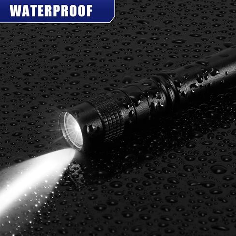 Zhehao 30 Pcs Mini Led Flashlight Bright Aluminum Penlight Flashlights with Clip Small Water Resistant Pocket Flash Light for Night Reading Emergency Hurricane(White Light, 3.5 Inch) in Saudi Arabia
