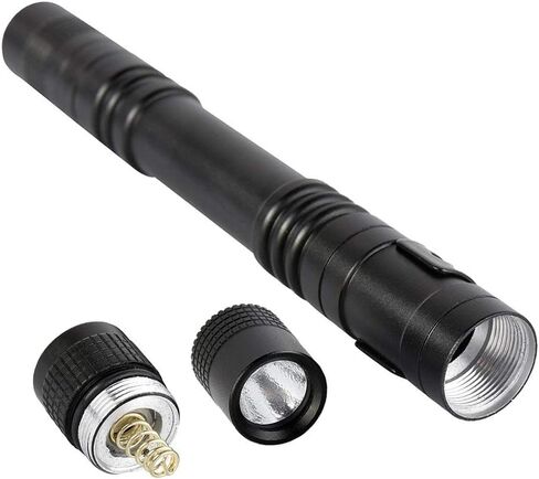 MODOAO LED Penlight مصباح يدوي تكتيكي، 4 قطع 200LM Penlight مصباح يدوي تكتيكي مع مشبك جيب Penlight ضوء الطوارئ المحمول (4 قطع) in Kuwait