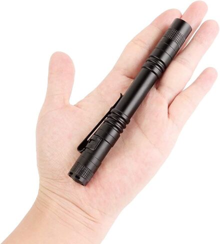 MODOAO LED Penlight مصباح يدوي تكتيكي، 4 قطع 200LM Penlight مصباح يدوي تكتيكي مع مشبك جيب Penlight ضوء الطوارئ المحمول (4 قطع) in Kuwait