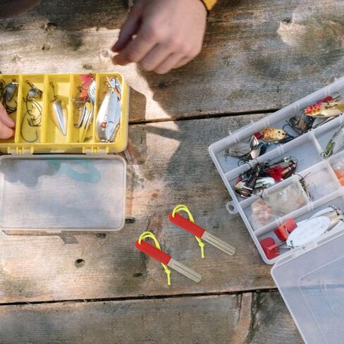 قطعتان من مبراة خطاف الصيد، مبراة خطاف صيد ماسي، مبرد خطاف سمك ناعم مزدوج الجانب 180/400 حبيبة، أداة طحن محمولة لرياضات صيد الأسماك في المياه المالحة والمياه العذبة (أسود) in Kuwait