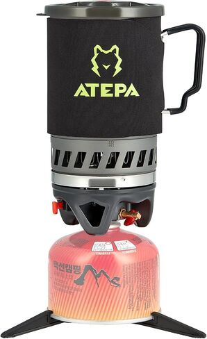 ATEPA Backpacking Stove System Camping Cooking Gear Portable Pot for Outdoor Hiking Hunting Trekking in Saudi Arabia