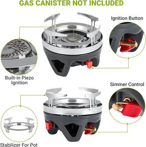 ATEPA Backpacking Stove System Camping Cooking Gear Portable Pot for Outdoor Hiking Hunting Trekking in Saudi Arabia