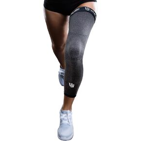 Vital Salveo Germanium Full Leg Sleeve Compression Long Knee Sleeve for Arthritis, Basketball, Cycling, Football (1PC)