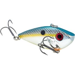 Strike King (REYESD34-514) Red Eyed Shad Fishing Lure, 514 - Chrome Sexy Shad, 3/4 oz, 3D Eyes