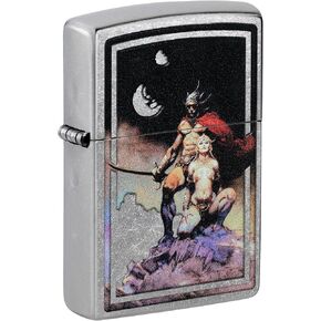 Zippo Lighter: Moon of Kyra by Frank Frazetta - Street Chrome 81513