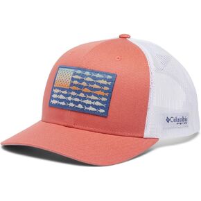Columbia PFG Fish Flag Mesh Snap Back